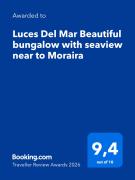 Luces Del Mar Beautiful bungalow with seaview near to Moraira