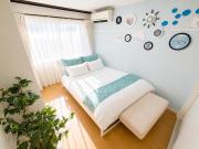 キャンペーン中交通便利日本橋駅から徒歩1分3室2トイレ広い宿泊ですshoppingとfoodの楽園です
