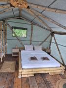 Bamboo glamping