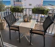 Face mer, grand studio de 32m2, clim, wifi, parking, proche commerces