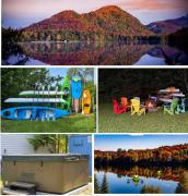 Chalet-Spa-lake access Lac-Superieur-close to Mont-Tremblant ski resort