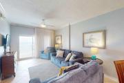 Beach-front condo with pool hot tub sauna washer dryer & grill