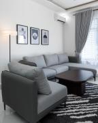 Mwanza 2 Bedroom Apartment with living room and kitchen