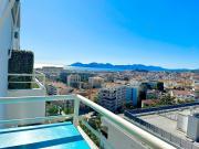 Vue mer 2 chambres Gallia Centre Cannes parking