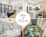 Shores of Panama 2028 - Luxurious Gulf-Front 3 Bdrm3Ba. 4 Free Beach Chairs.