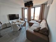Panoramic Sea View Apartment - Balcony - Close to Beach & Center - Free Parking