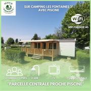 Séjour Normandie - Mobilhome premium 2ch-5p avec clim-TV-WiFi dans lEure - 347