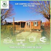 Séjour Normandie - Mobilhome premium 3ch-6p avec clim-TV-WiFi et lave-linge dans lEure - 455