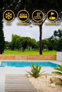 luxueuse villa piscine terrain de boules vue imprenable sur le golf