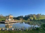 "The Studio" Contemporary studio with organic swimming pool