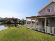 Bungalow by Water near Rotterdam with Sauna