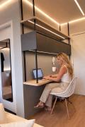 Studio design premium com Varanda e Home office