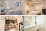 THE COZY NEST ABENO 駅1分 解放感ある一棟貸しヴィラ 長期歓迎 3BR Max9ppl