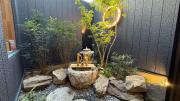 Luxury Japanese Style Single Family Home Accommodates 7 Private Courtyard 7 Minutes to Tengachaya Station 2 Stops 3 Minutes to Namba and Shinsaibashi 3 Bedrooms 1 Living Room 2 Bathrooms