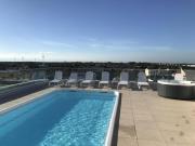 Modern accommodation with rooftop pool