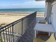 Modern beachfront stay with parking
