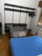 Garden house near city centro with baby bed