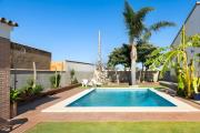 Villa con piscina privada Barbacoa en Conil