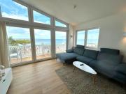 Panorama Suite XL im Ferienhaus Urban mit Meerblick Strandkorb für bis zu 10 Personen