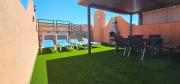 Apartamentos Paraíso Vera Playa, Ed Palmerston, Atico B a pie de Playa, piscina privada en solárium, WI-FI
