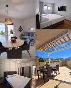 2BR Apartment with Sea View, Terrace&Free Parking near Beach