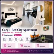 Cozy 1 bed city apartment