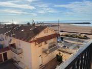 Studio cabine 18, vue mer, à 30m de la plage, avec linge de lit et ménage inclus