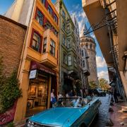 Designer 2BR w Balcony 50m to Galata Tower AC