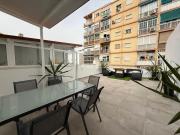 Huelin Beach House: Solárium a 200 m del Mar