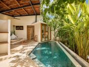 Exquisite 1-BR Villa with Pool, 4 Mins to Echo Bea