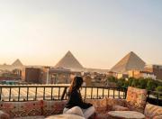 Bedouin Camp pyramids view INN