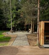 Briežu Stacija Forest Cabin with Hot Tub