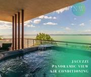 Lakeside Panorama Penthouse w Jacuzzi & AC by NW