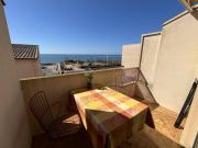 Joli Duplex avec vue sur Mer, 2 ou 3 couchages, Clim, 50m de la plage de Portiragnes LXCRAB8