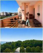 Green & Sea View Apartment with Large Terrace