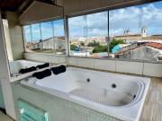 Triplex no Centro Histórico: Vista e Churrasqueira