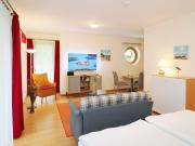 Kaiservillen Heringsdorf - 1-Raum-Ferienwohnung mit Terrasse DG23
