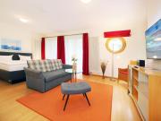Kaiservillen Heringsdorf - 1-Raum-Ferienwohnung mit Terrasse DG23
