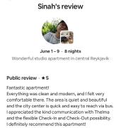 Wonderful studio apartment in central Reykjavík