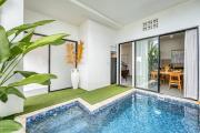Pererenan 3bd Retreat with Pool & Rice Field Views