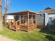 5 pers Camping 5 étoiles La Yole Terrasse neuve
