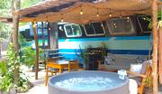 Tropical Bus with Jacuzzi by the Beach