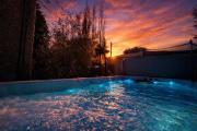 Urban Oasis - with 16ft Swim Spa - Heated Hot Tub & Pool