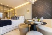 1903- Studio Versace completo, com ar condicionado em condominio de Luxo - Vista urbana, rooftop e piscina na Zona Sul de SP