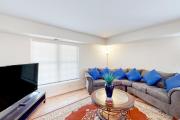 Second-floor condo with full kitchen, washerdryer, central AC, & boat slip use