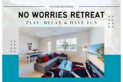 No Worries Retreat | Disney-themed townhouse in Davenport with resort amenities