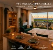 Studio Prestige Vue Océan Sauna Privé Plage à Pied