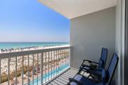 Gulf-front condo with balcony beach access pool & hot tub