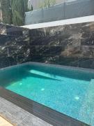 Large ground floor with private pool