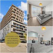 AC 1-room apartment, balcony, Zuzany Chalupovej 14A